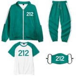 NEW SQUID GAME TRACK SUIT COSTUME 212